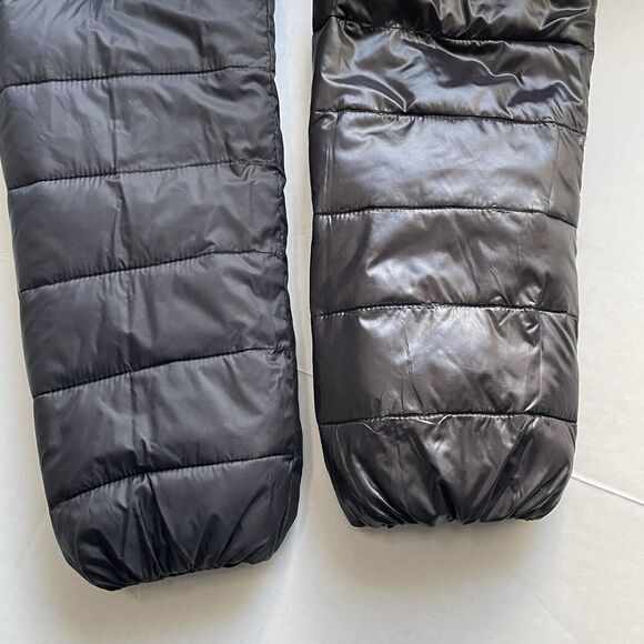 Zara Womens Black Reversible Insulated Hooded Full Zip Puffer Jacket Size M - Picture 16 of 16